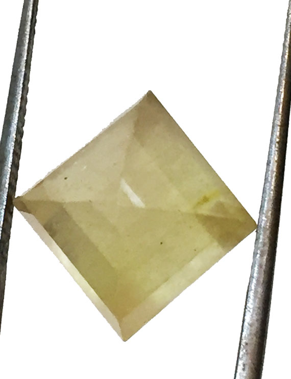 9.15 ct/10.25 ratti Natural Certified Bangkok Pukhraj/Yellow Sapphire